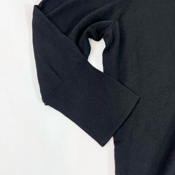 Nic+Zoe Sweater Womens 3X Black Cotton Blend Long Sleeve Turtleneck NWT - Picture 2 of 10